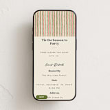 "Preppy gratitude" - Online Holiday Party Invitations in Pine by Creo Study - Mobile layout