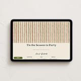 "Preppy gratitude" - Online Holiday Party Invitations in Pine by Creo Study - Desktop layout