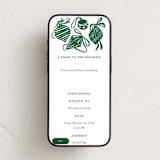 "Bauble & Bow" - Online Holiday Party Invitations in Fir by Corinne Malesic - Mobile layout