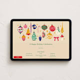 "Deck the Hall" - Online Holiday Party Invitations in Ginger by Joanna Rosado - Desktop layout