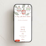 "Bright Ornaments" - Online Holiday Party Invitations in Festive by Erin German - Mobile layout
