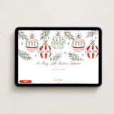 "Bright Ornaments" - Online Holiday Party Invitations in Festive by Erin German - Desktop layout