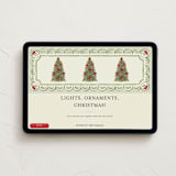 "Holiday Bow tree" - Online Holiday Party Invitations in Evergreen by Chris Griffith - Desktop layout