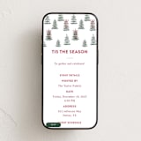 "Festive Forest" - Online Holiday Party Invitations in Snow by Angela Garrick - Mobile layout