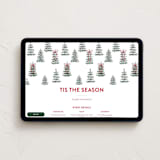 "Festive Forest" - Online Holiday Party Invitations in Snow by Angela Garrick - Desktop layout