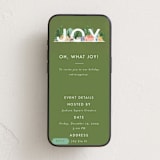 "Joyful Scene" - Online Holiday Party Invitations in Forest by Bethan - Mobile layout