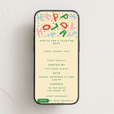 "Confetti Type Party" - Online Holiday Party Invitations in Cozy Confetti by Alisa Galitsyna - Mobile layout