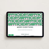 "Letters" - Online Holiday Party Invitations in Candy by Up Up Creative - Desktop layout