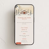 "Snow and Ivory Winter Scene" - Online Holiday Party Invitations in Eggnog by Becky Nimoy - Mobile layout