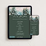 "Wonderful Time" - Online Holiday Party Invitations in Snow by Lindsay Megahed - Mobile + desktop layout