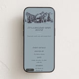 "Inkpen Cabin" - Online Holiday Party Invitations in Slate by Holly Whitcomb - Mobile layout