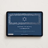 "Star & plants" - Online Holiday Party Invitations in Midnight by Yuliya Evseeva - Desktop layout