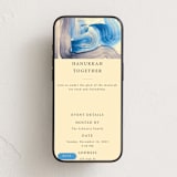 "blue painting" - Online Holiday Party Invitations in Sky by Sumak Studio - Mobile layout