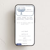 "watercolor menorah" - Online Holiday Party Invitations in Lake by Anastasia Makarova - Mobile layout