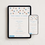 "hanukkah cookies" - Online Holiday Party Invitations in Creme by Anastasia Makarova - Mobile + desktop layout
