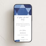 "Hanukkah Star" - Online Holiday Party Invitations in Denim by Robert and Stella - Mobile layout