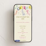 "NYE" - Online Holiday Party Invitations in Champagne by Jenna Holcomb - Mobile layout