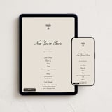 "Bubbly Clink" - Online Holiday Party Invitations in Caviar by Cindy Reynolds - Mobile + desktop layout