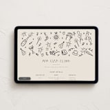 "Doodled Cheer" - Online Holiday Party Invitations in Ink by Jamie Alexander - Desktop layout
