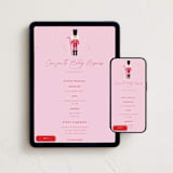 "Cracking" - Online Holiday Party Invitations in Candy by Hudson meet Rose - Mobile + desktop layout