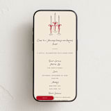 "Candles" - Online Holiday Party Invitations in Cranberry by Jenna Holcomb - Mobile layout