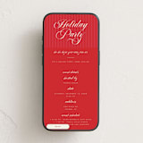 "Jolly Good Time" - Online Holiday Party Invitations in Berry by Louise Kay - Mobile layout
