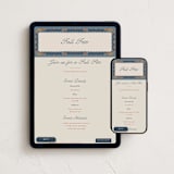 "Autumn Harvest" - Online Holiday Party Invitations in Slate Gray by Cindy Reynolds - Mobile + desktop layout