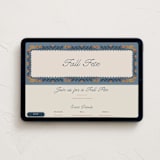 "Autumn Harvest" - Online Holiday Party Invitations in Slate Gray by Cindy Reynolds - Desktop layout