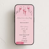 "Galentines Cheers" - Online Holiday Party Invitations in Rose by Jenna Holcomb - Mobile layout