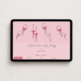 "Galentines Cheers" - Online Holiday Party Invitations in Rose by Jenna Holcomb - Desktop layout