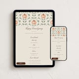 "Watercolor Pumpkin" - Online Holiday Party Invitations in Vanilla by Heather Schertzer - Mobile + desktop layout
