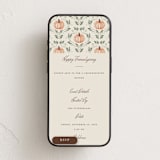 "Watercolor Pumpkin" - Online Holiday Party Invitations in Vanilla by Heather Schertzer - Mobile layout