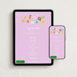 "Egg Hunt Fun" - Online Holiday Party Invitations in Lilac by Paola Benenati - Mobile + desktop layout