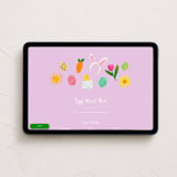"Egg Hunt Fun" - Online Holiday Party Invitations in Lilac by Paola Benenati - Desktop layout