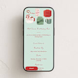 "cocoa bar" - Online Holiday Party Invitations in Mint by Rebecca Durflinger - Mobile layout
