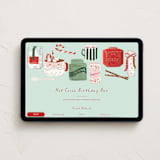 "cocoa bar" - Online Holiday Party Invitations in Mint by Rebecca Durflinger - Desktop layout