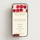 "At the Orchard" - Online Holiday Party Invitations in Peach by Emily Sabol Goss - Mobile layout