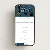 "Sip & Spell Soirée" - Online Holiday Party Invitations in Midnight by Pinky Diamond Studio - Mobile layout