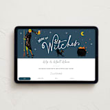 "Sip & Spell Soirée" - Online Holiday Party Invitations in Midnight by Pinky Diamond Studio - Desktop layout