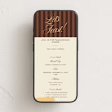 "Autumn Stripes" - Online Holiday Party Invitations in Apple Cider by Ekko Studio - Mobile layout