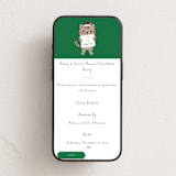 "Purrfect" - Online Holiday Party Invitations in Tabi by mo kelley - Mobile layout