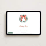 "Snow much fun" - Online Holiday Party Invitations in Santas Hat by Sarah Knight - Desktop layout