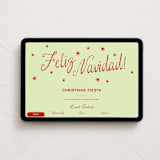 "Espacio" - Online Holiday Party Invitations in Agave by Megan Davis - Desktop layout
