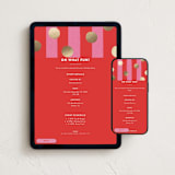"Bold Gift" - Online Holiday Party Invitations in Winter Berry by Maria Alou - Mobile + desktop layout