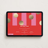 "Bold Gift" - Online Holiday Party Invitations in Winter Berry by Maria Alou - Desktop layout