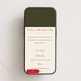 "Merry Dots" - Online Holiday Party Invitations in Olive by Kercia Jane - Mobile layout
