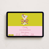 "Tini" - Online Holiday Party Invitations in Chartreuse by Claudia Orengo - Desktop layout