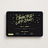 "film reel" - Online Holiday Party Invitations in Midnight by Anastasia Makarova - Desktop layout