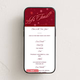 "Long hand" - Online Holiday Party Invitations in Cherry by Inkblot Design - Mobile layout