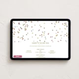 "fallen confetti" - Online Holiday Party Invitations in Gumdrop by Ellen Schlegelmilch - Desktop layout